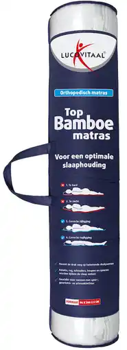 De Online Drogist Lucovitaal bamboe topmatras 1st aanbieding
