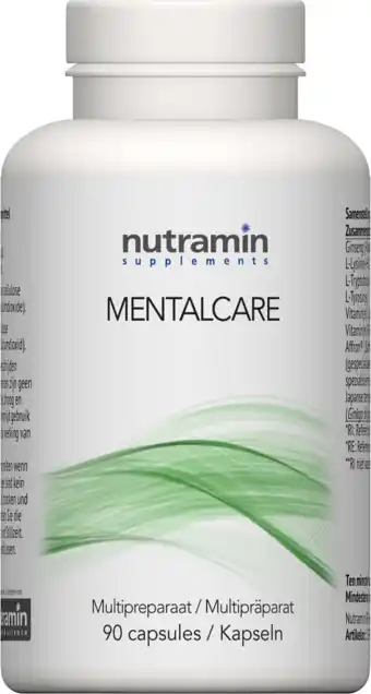 De Online Drogist Nutramin mentalcare capsules 90cp aanbieding