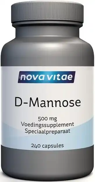 De Online Drogist Nova vitae d-mannose 500mg capsules 240cp aanbieding