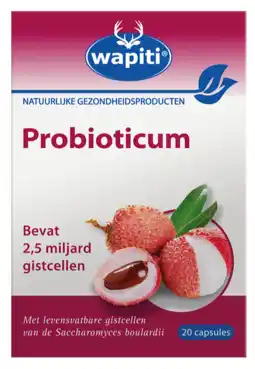 De Online Drogist Wapiti probioticum capsules 20cp aanbieding