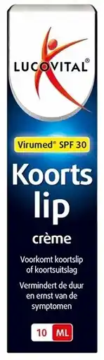 De Online Drogist Lucovitaal koortslipcrème 10ml aanbieding