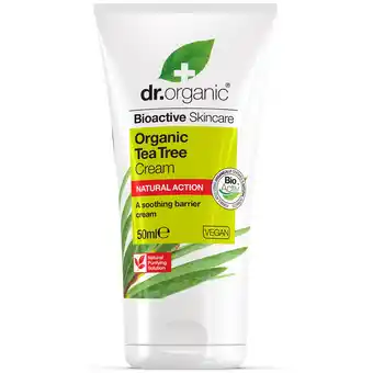De Online Drogist Dr organic teatree crème 50ml aanbieding