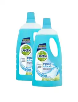 De Online Drogist Dettol power & fresh allesreiniger katoenfris duo 2x1000ml aanbieding