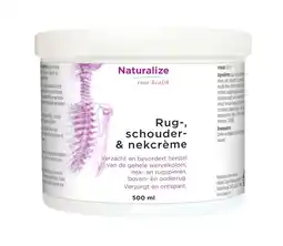 De Online Drogist Natusor naturalize rug-, schouder- & nekcrème 500ml aanbieding