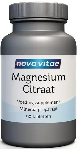 De Online Drogist Nova vitae magnesium citraat 200mg tabletten 90tb aanbieding