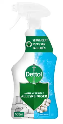 De Online Drogist Dettol power & fresh allesreiniger katoenfris spray 500ml aanbieding
