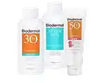 De Online Drogist Biodermal zon familie pakket zonnemelk 3st aanbieding