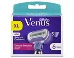 De Online Drogist Gillette venus deluxe smooth swirl navulmesjes 6st aanbieding