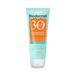 De Online Drogist Biodermal ultralichte zon gel-crème spf30 200ml aanbieding