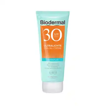 De Online Drogist Biodermal ultralichte zon gel-crème spf30 200ml aanbieding