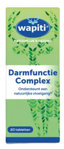 De Online Drogist Wapiti darmfunctie complex tabletten 20st aanbieding