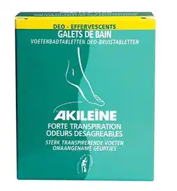 De Online Drogist Akileine bruistabletten voetbad voor transpirerende voeten 84gr aanbieding
