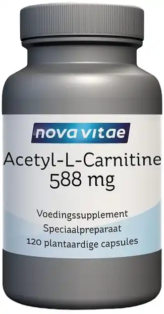 De Online Drogist Nova vitae acetyl-l-carnitine 588mg capsules 120cp aanbieding