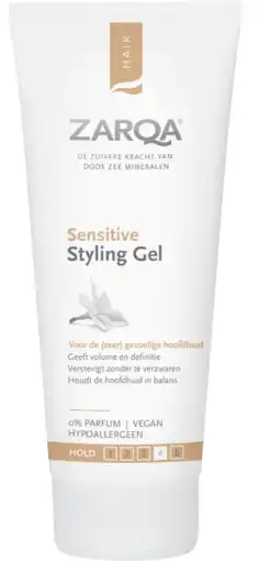 De Online Drogist Zarqa sensitive styling gel 200ml aanbieding