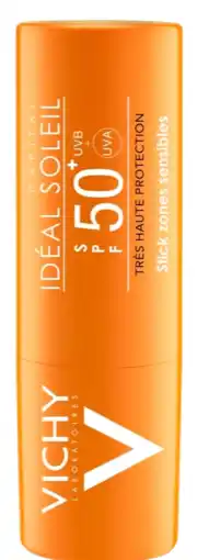 De Online Drogist Vichy ideal soleil stick gevoelige zones spf50+ 9gr aanbieding