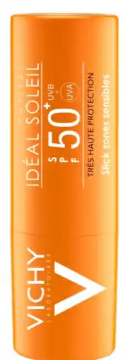 De Online Drogist Vichy ideal soleil stick gevoelige zones spf50+ 9gr aanbieding