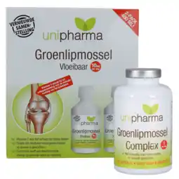 De Online Drogist Unipharma groenlipmossel startpakket 2 stuks aanbieding