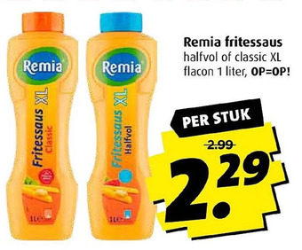 Boni Remia fritessaus aanbieding