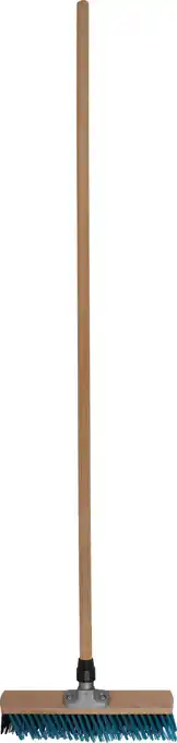 Intratuin Talen tools x-bezem blauw/zwart 160 x 40 cm aanbieding
