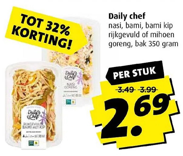 Boni Daily chef aanbieding