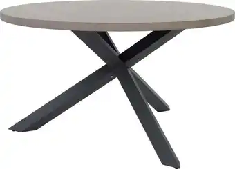 Intratuin Intratuin eettafel wout grijs 135 x 135 x 76 cm aanbieding
