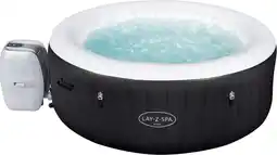 Intratuin Bestway opblaasbare jacuzzi lay-z-spa miami 2 rond zwart d 180 h 66 cm aanbieding