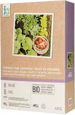 Intratuin Intratuin groenten- en fruitvoeding bio 4 kg aanbieding