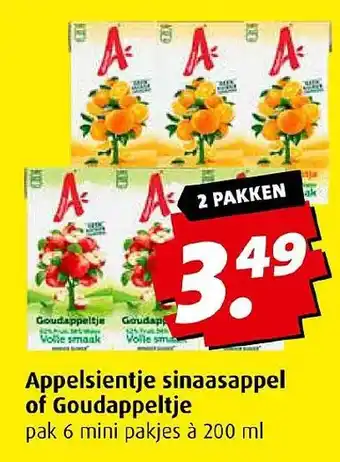 Boni Appelsientje sinaasappel of goudappeltje aanbieding