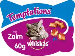 Intratuin Whiskas temptations zalm 60 gram aanbieding