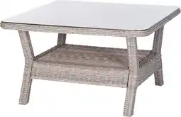 Intratuin Intratuin loungetafel sanur bruin 110 x 110 x 63 cm aanbieding