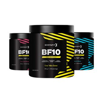 Body & Fit Bf10 pre-workout aanbieding