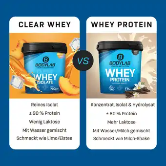 Bodylab Clear whey isolate (1200g) aanbieding