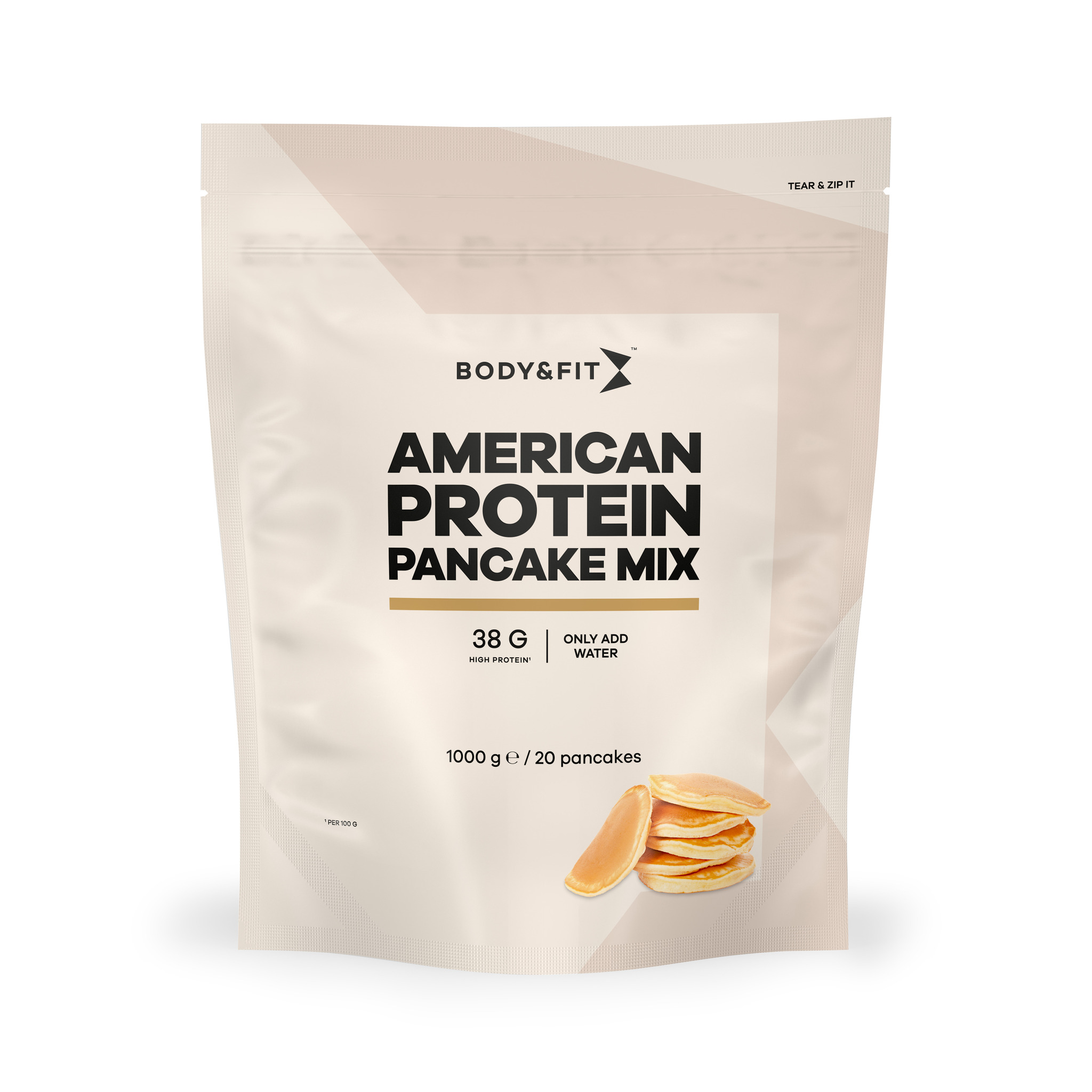 Body & Fit American protein pannenkoekenmix aanbieding