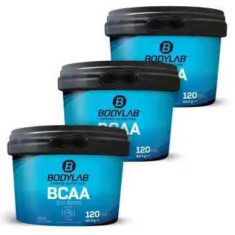 Bodylab 3 x bodylab bcaa (elk 120 capsules) aanbieding