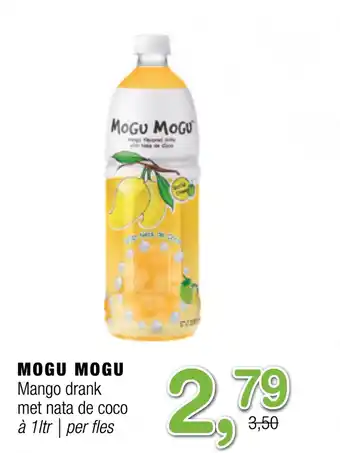 Amazing Oriëntal Mogu mogu mango drank met nata de coco aanbieding