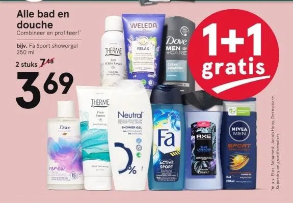 Etos Alle bad en douche aanbieding
