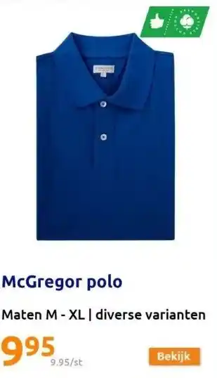 Action Mcgregor polo aanbieding