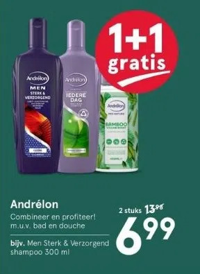 Etos Andrélon combineer en profiteer! m.u.v. bad en douche aanbieding