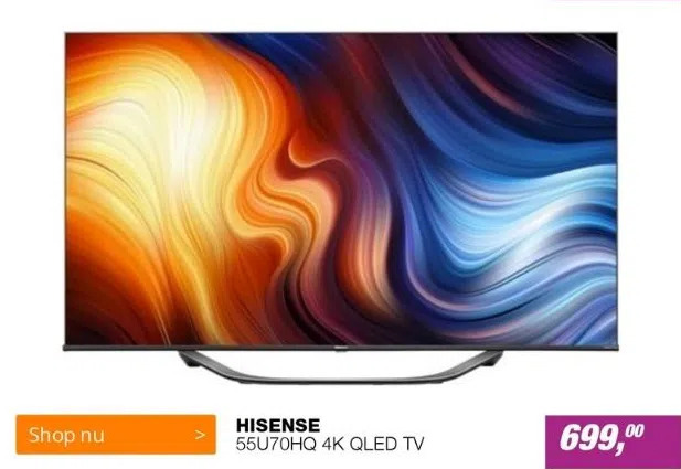 EP 55u70hq 4k qled tv aanbieding