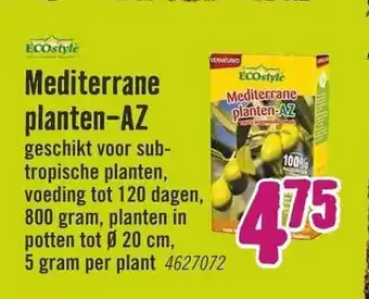 Hornbach ECOstyle Mediterrane planten-AZ aanbieding