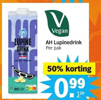 Albert Heijn AH Lupinedrink  Per pak aanbieding