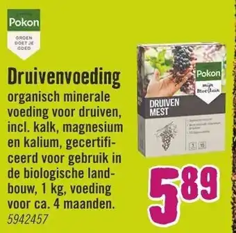 Hornbach Pokon Druivenvoeding 1kg aanbieding