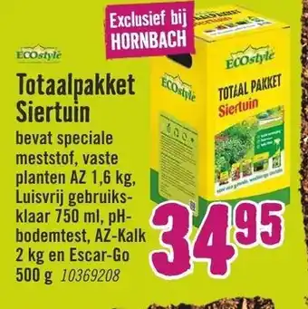Hornbach ECOstyle Totalpakket Siertuin aanbieding