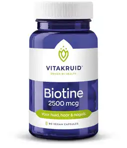 De Online Drogist Vitakruid biotine 2500mcg 50vcp aanbieding