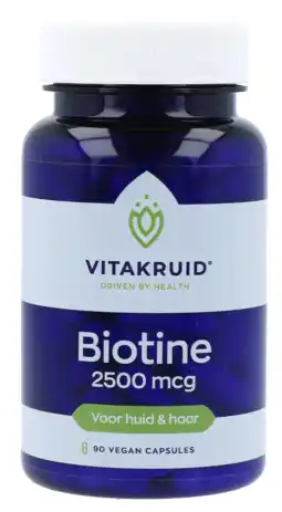 De Online Drogist Vitakruid biotine 2500mcg 50vcp aanbieding