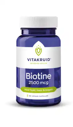 De Online Drogist Vitakruid biotine 2500mcg 50vcp aanbieding