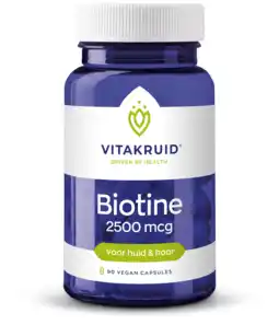 De Online Drogist Vitakruid biotine 2500mcg 50vcp aanbieding