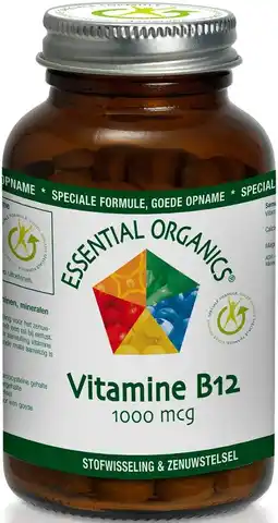 De Online Drogist Essential organics vitamine b12 1000mcg tabletten 90tb aanbieding