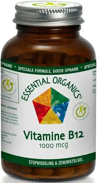 De Online Drogist Essential organics vitamine b12 1000mcg tabletten 90tb aanbieding