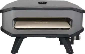 Intratuin Cozze pizzaoven rotisserie zwart / grijs d 53 x h 29 aanbieding